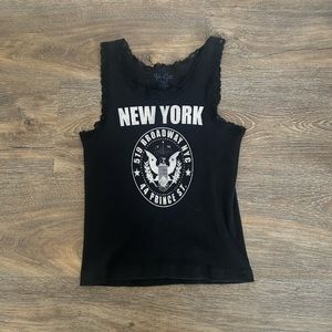 brandy melville graphic new york tank
